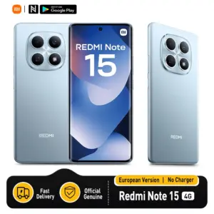 Xiaomi Redmi Note 15 European Version 128GB/256GB MTk Helio G100 Ultra, 6.77" AMOLED Display, 120Hz, 108MP, 6000mAh Battery, NFC, IP64