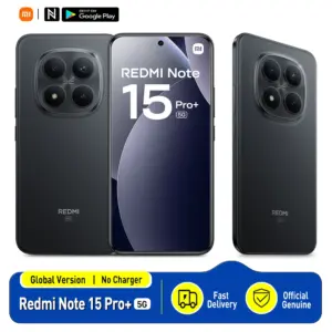 Xiaomi Redmi Note 15 Pro Plus 5G Global Version 256GB/512GB Snapdragon 7s Gen 4, AMOLED Display 6.83" 1.5K, 120Hz, 200MP Camera, IP68, NFC, No Charger